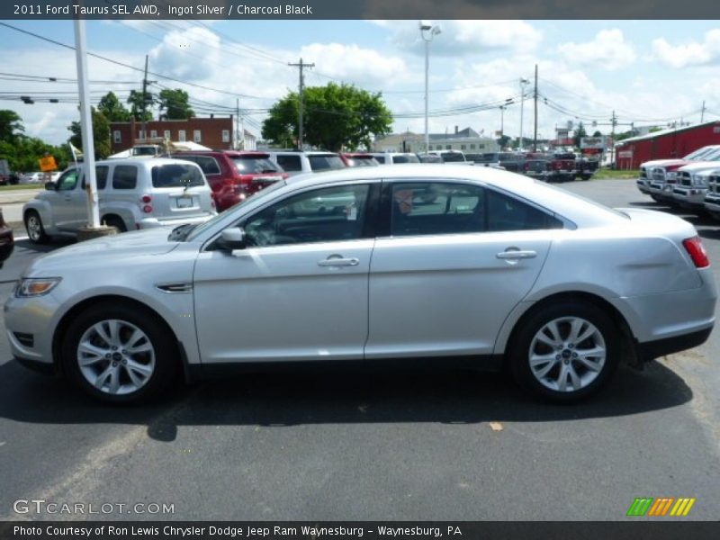 Ingot Silver / Charcoal Black 2011 Ford Taurus SEL AWD