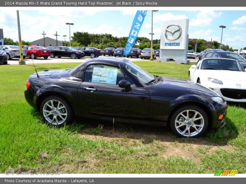 Jet Black / Spicy Mocha 2014 Mazda MX-5 Miata Grand Touring Hard Top Roadster