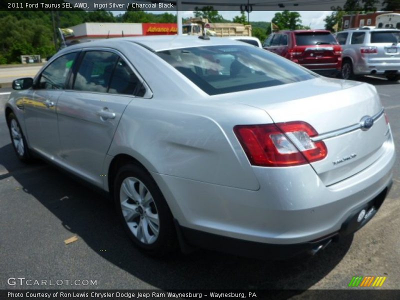 Ingot Silver / Charcoal Black 2011 Ford Taurus SEL AWD