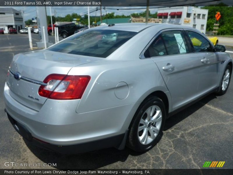 Ingot Silver / Charcoal Black 2011 Ford Taurus SEL AWD