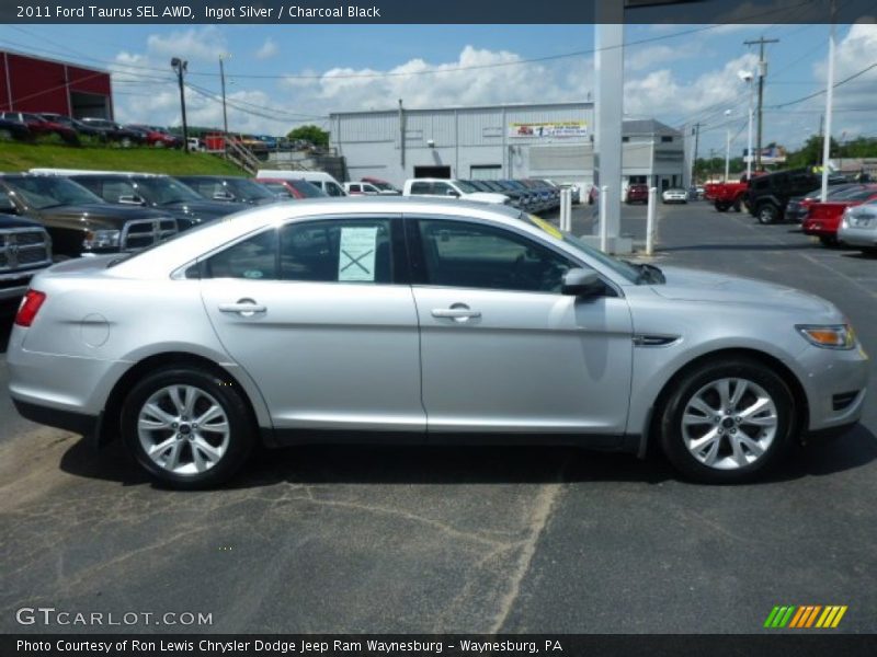 Ingot Silver / Charcoal Black 2011 Ford Taurus SEL AWD