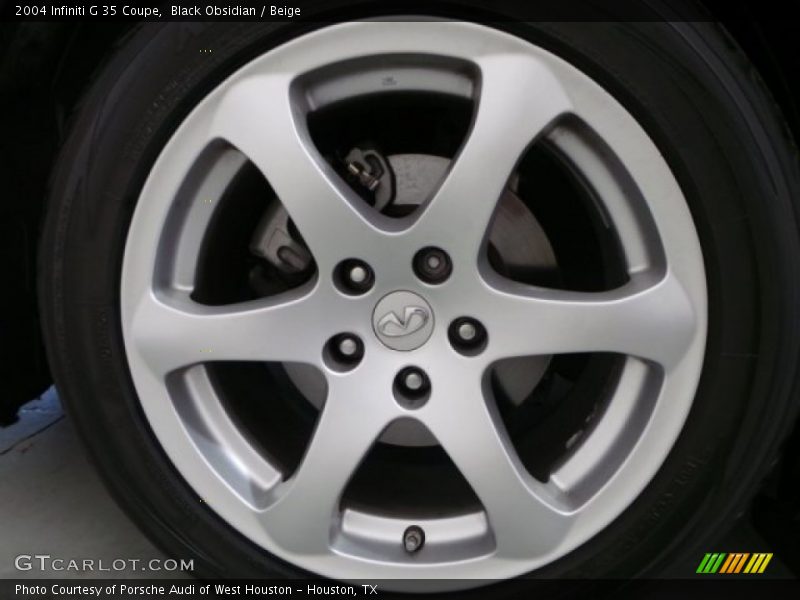 Black Obsidian / Beige 2004 Infiniti G 35 Coupe