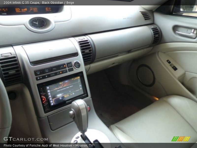 Black Obsidian / Beige 2004 Infiniti G 35 Coupe