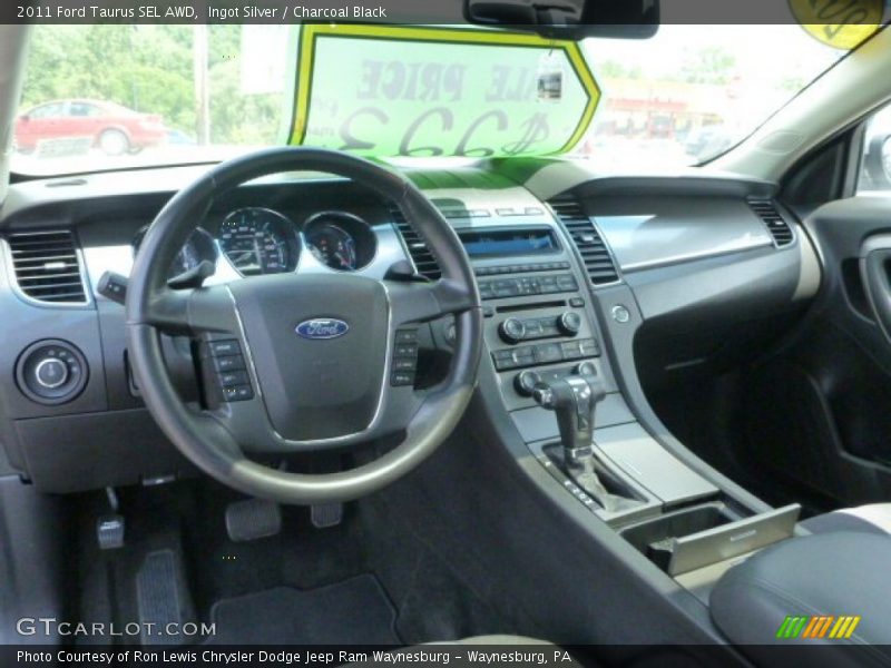 Ingot Silver / Charcoal Black 2011 Ford Taurus SEL AWD