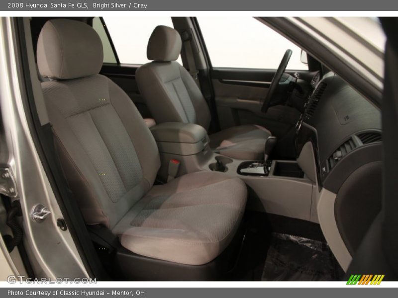 Bright Silver / Gray 2008 Hyundai Santa Fe GLS