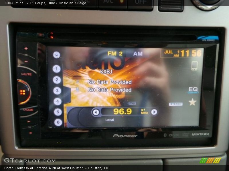 Black Obsidian / Beige 2004 Infiniti G 35 Coupe