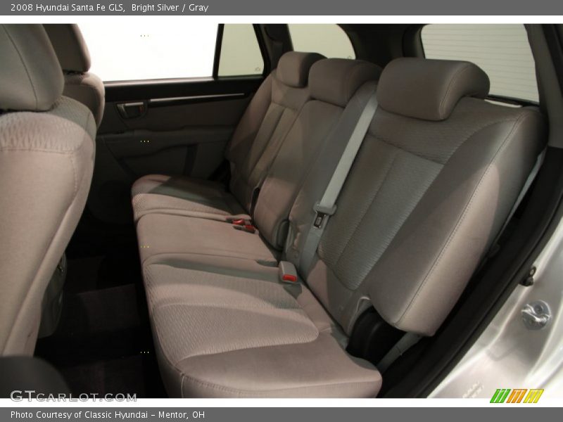 Bright Silver / Gray 2008 Hyundai Santa Fe GLS