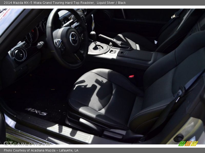 Liquid Silver / Black 2014 Mazda MX-5 Miata Grand Touring Hard Top Roadster