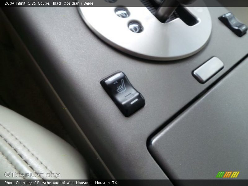 Black Obsidian / Beige 2004 Infiniti G 35 Coupe