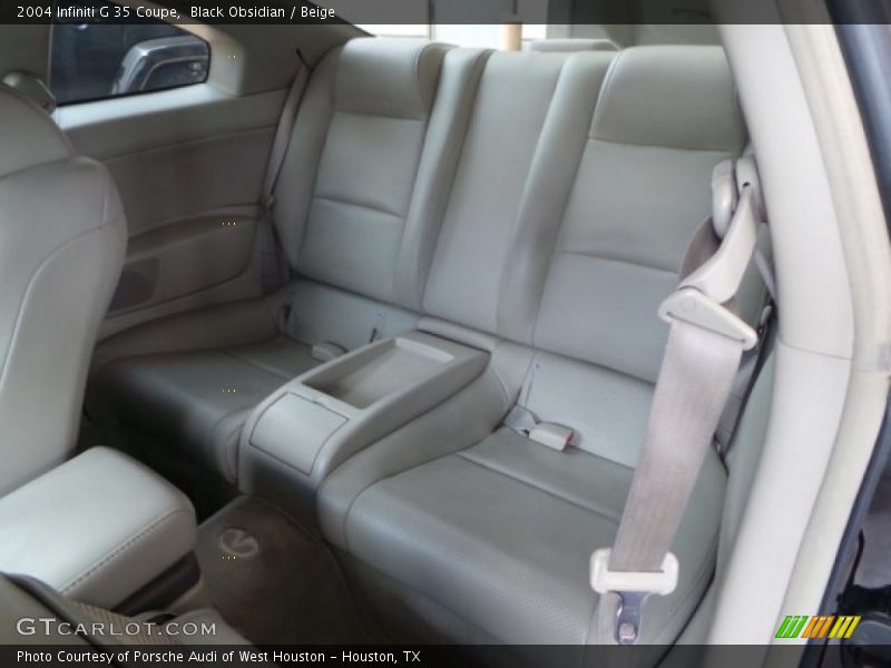 Black Obsidian / Beige 2004 Infiniti G 35 Coupe