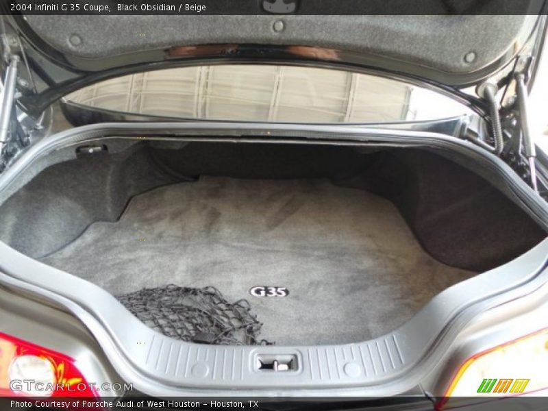 Black Obsidian / Beige 2004 Infiniti G 35 Coupe