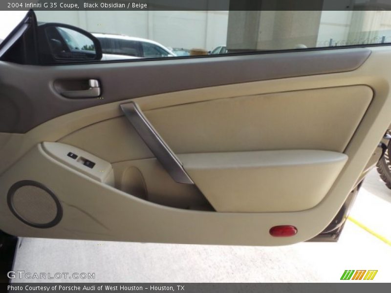 Black Obsidian / Beige 2004 Infiniti G 35 Coupe