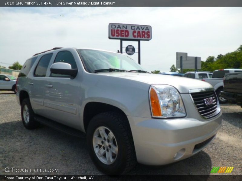 Pure Silver Metallic / Light Titanium 2010 GMC Yukon SLT 4x4