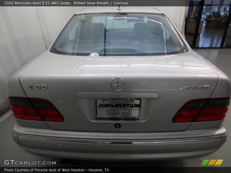 Brilliant Silver Metallic / Charcoal 2002 Mercedes-Benz E 55 AMG Sedan