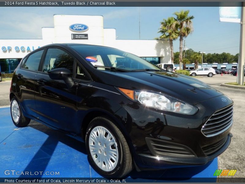 Tuxedo Black / Charcoal Black 2014 Ford Fiesta S Hatchback