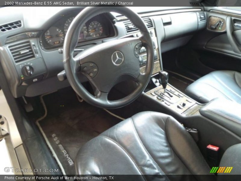  2002 E 55 AMG Sedan Charcoal Interior