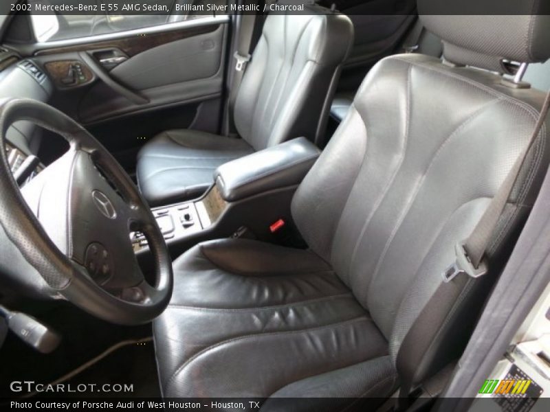 Front Seat of 2002 E 55 AMG Sedan