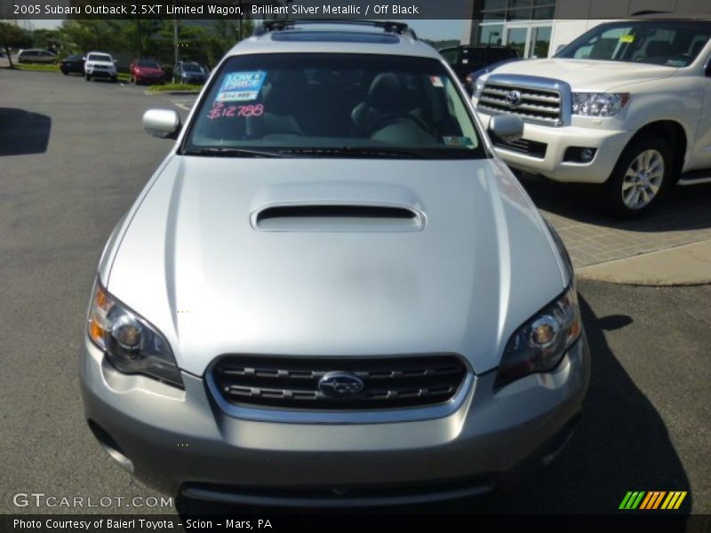 Brilliant Silver Metallic / Off Black 2005 Subaru Outback 2.5XT Limited Wagon