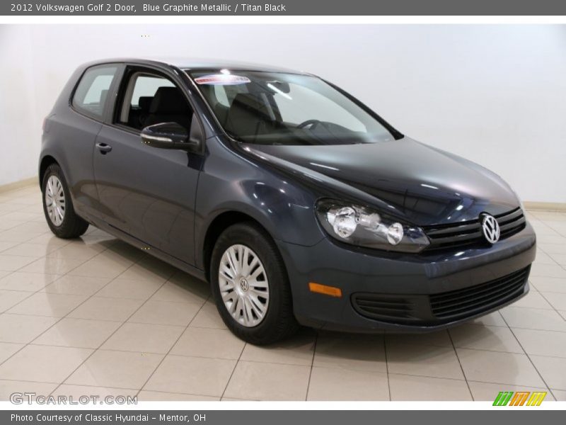 Blue Graphite Metallic / Titan Black 2012 Volkswagen Golf 2 Door