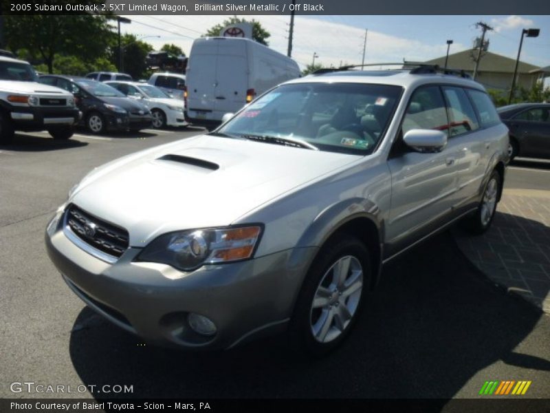 Brilliant Silver Metallic / Off Black 2005 Subaru Outback 2.5XT Limited Wagon