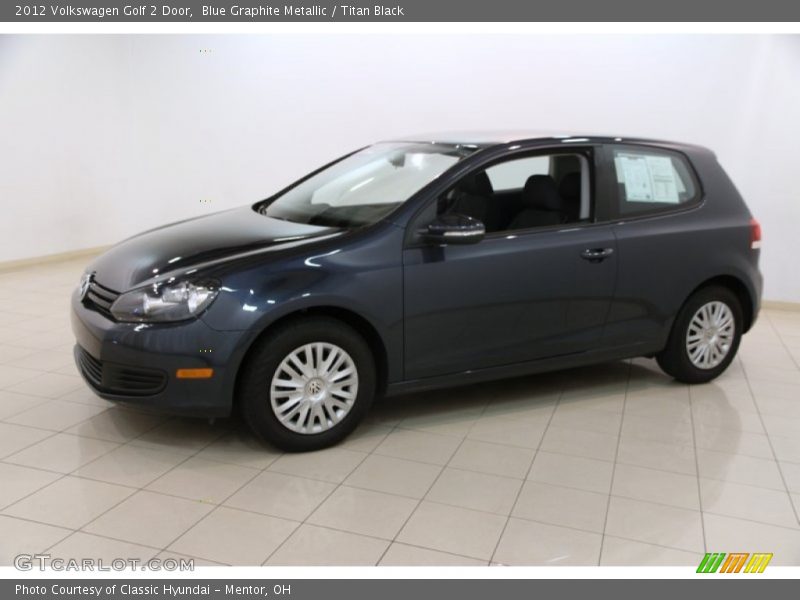 Blue Graphite Metallic / Titan Black 2012 Volkswagen Golf 2 Door