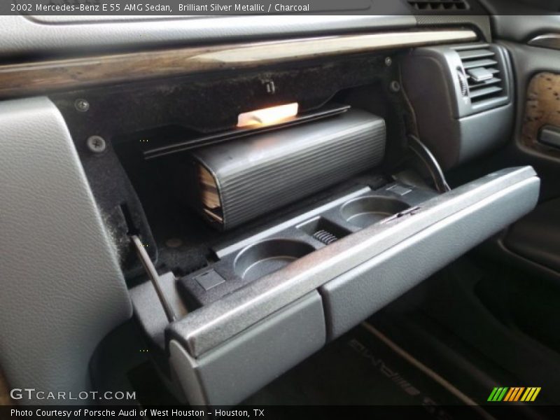 Brilliant Silver Metallic / Charcoal 2002 Mercedes-Benz E 55 AMG Sedan
