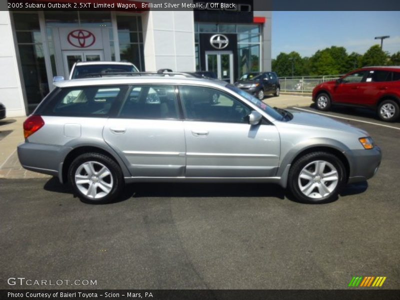 Brilliant Silver Metallic / Off Black 2005 Subaru Outback 2.5XT Limited Wagon