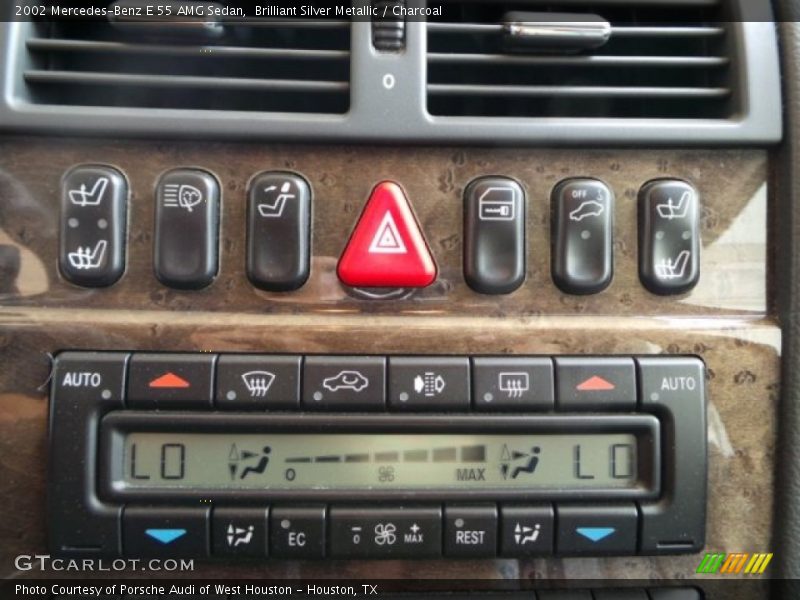 Controls of 2002 E 55 AMG Sedan