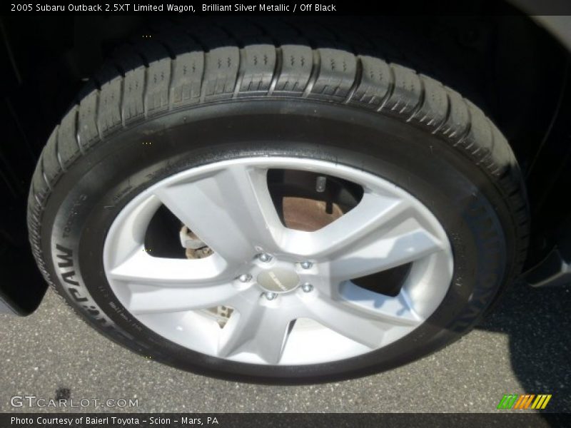 Brilliant Silver Metallic / Off Black 2005 Subaru Outback 2.5XT Limited Wagon
