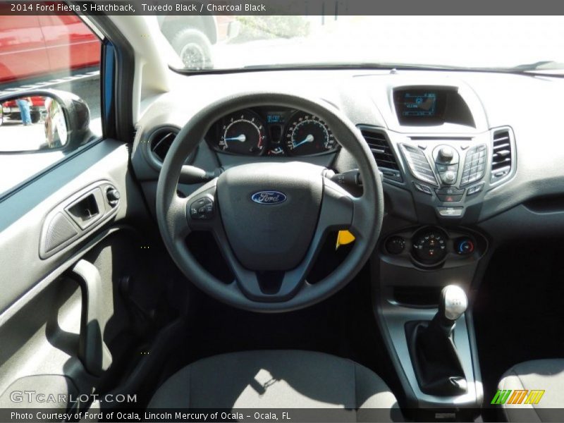 Tuxedo Black / Charcoal Black 2014 Ford Fiesta S Hatchback