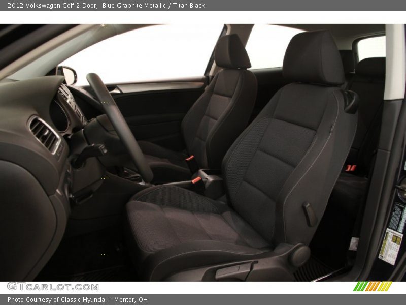 Blue Graphite Metallic / Titan Black 2012 Volkswagen Golf 2 Door