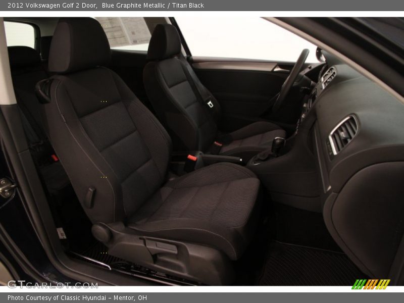 Blue Graphite Metallic / Titan Black 2012 Volkswagen Golf 2 Door