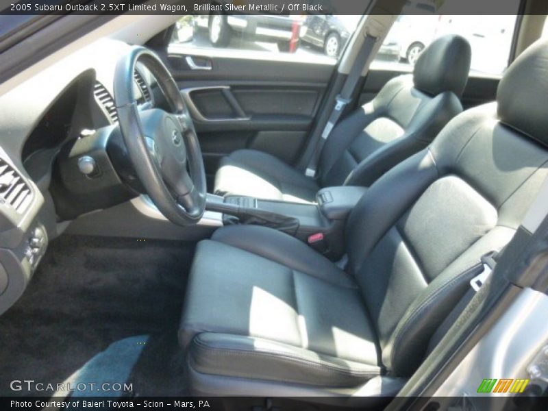 Brilliant Silver Metallic / Off Black 2005 Subaru Outback 2.5XT Limited Wagon