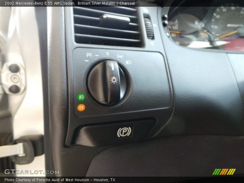 Controls of 2002 E 55 AMG Sedan
