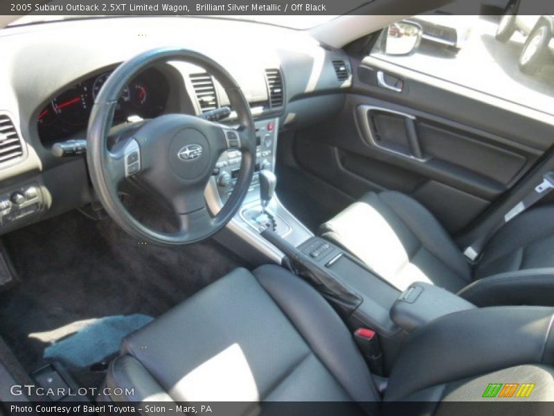 Brilliant Silver Metallic / Off Black 2005 Subaru Outback 2.5XT Limited Wagon