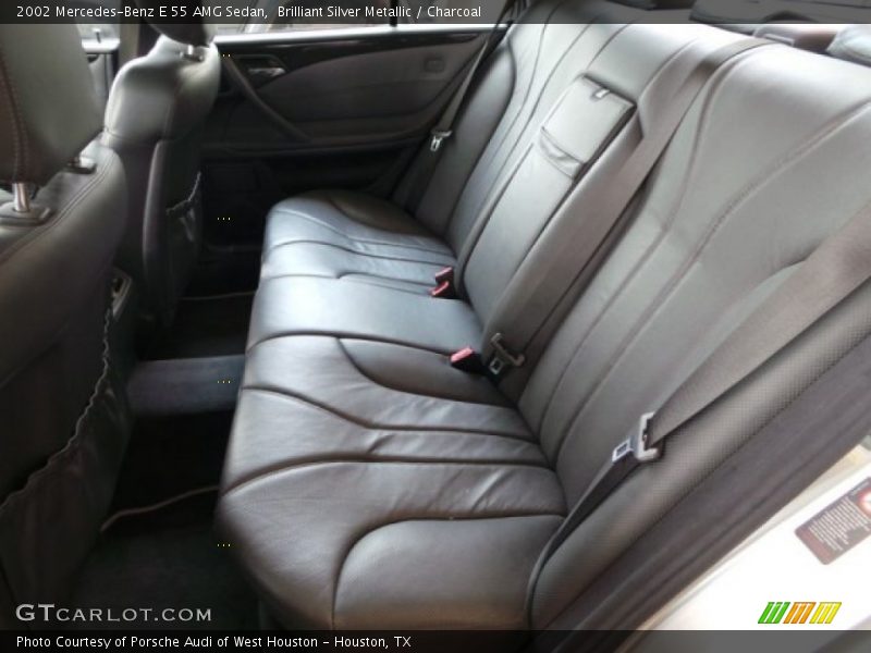 Brilliant Silver Metallic / Charcoal 2002 Mercedes-Benz E 55 AMG Sedan