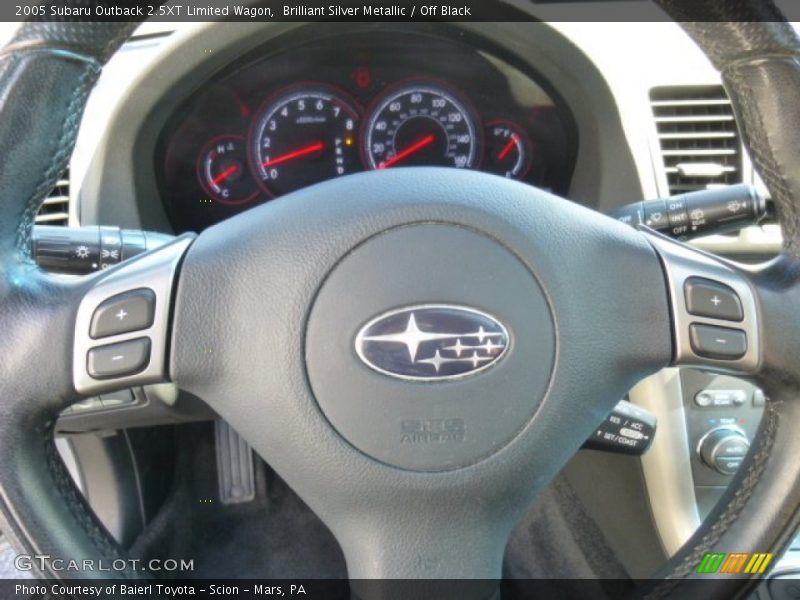Brilliant Silver Metallic / Off Black 2005 Subaru Outback 2.5XT Limited Wagon