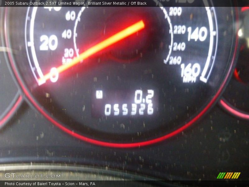 Brilliant Silver Metallic / Off Black 2005 Subaru Outback 2.5XT Limited Wagon