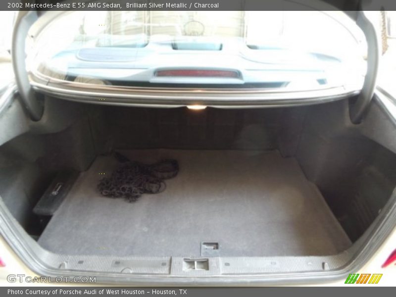 Brilliant Silver Metallic / Charcoal 2002 Mercedes-Benz E 55 AMG Sedan
