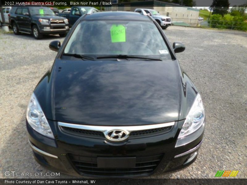 Black Noir Pearl / Black 2012 Hyundai Elantra GLS Touring