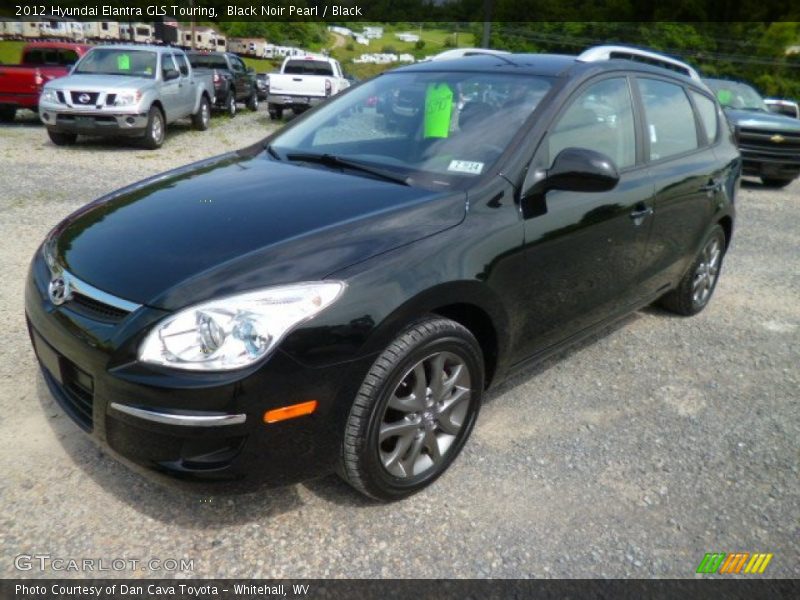 Black Noir Pearl / Black 2012 Hyundai Elantra GLS Touring