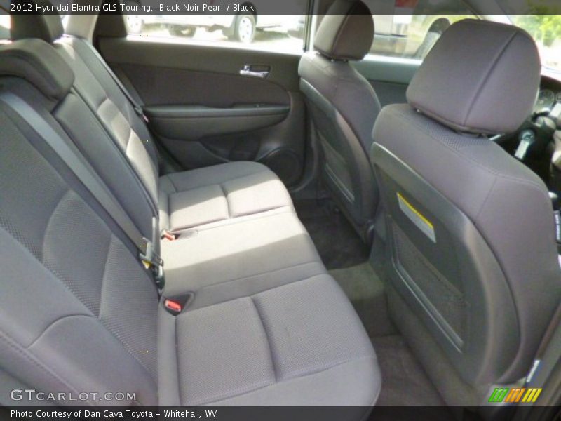 Black Noir Pearl / Black 2012 Hyundai Elantra GLS Touring