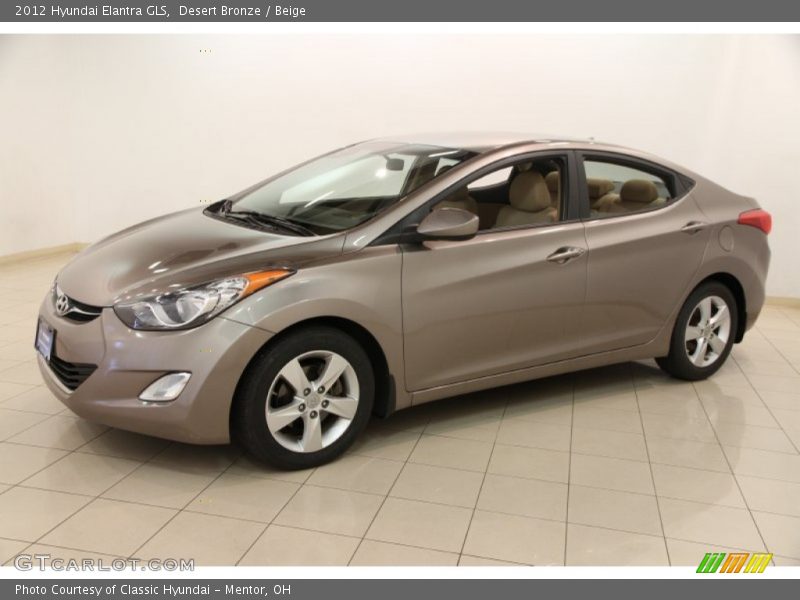 Desert Bronze / Beige 2012 Hyundai Elantra GLS