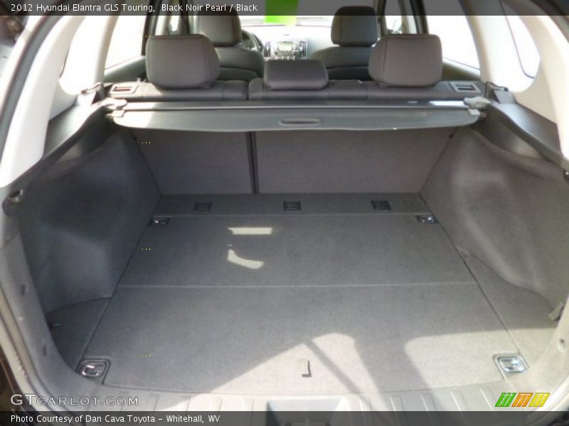 Black Noir Pearl / Black 2012 Hyundai Elantra GLS Touring