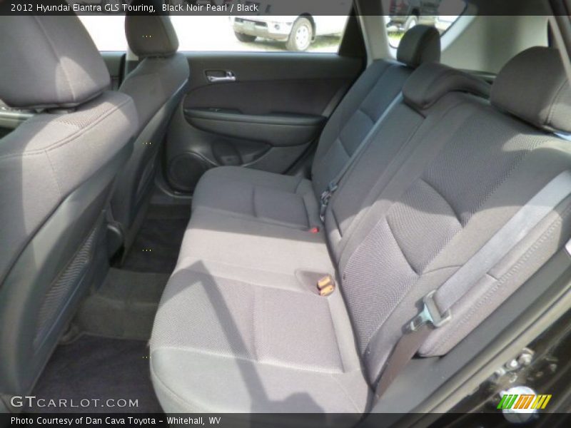 Black Noir Pearl / Black 2012 Hyundai Elantra GLS Touring