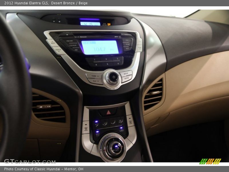 Desert Bronze / Beige 2012 Hyundai Elantra GLS