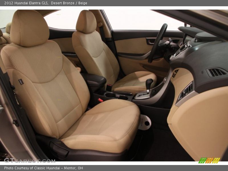 Desert Bronze / Beige 2012 Hyundai Elantra GLS