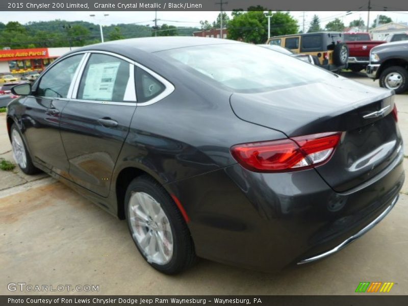 Granite Crystal Metallic / Black/Linen 2015 Chrysler 200 Limited