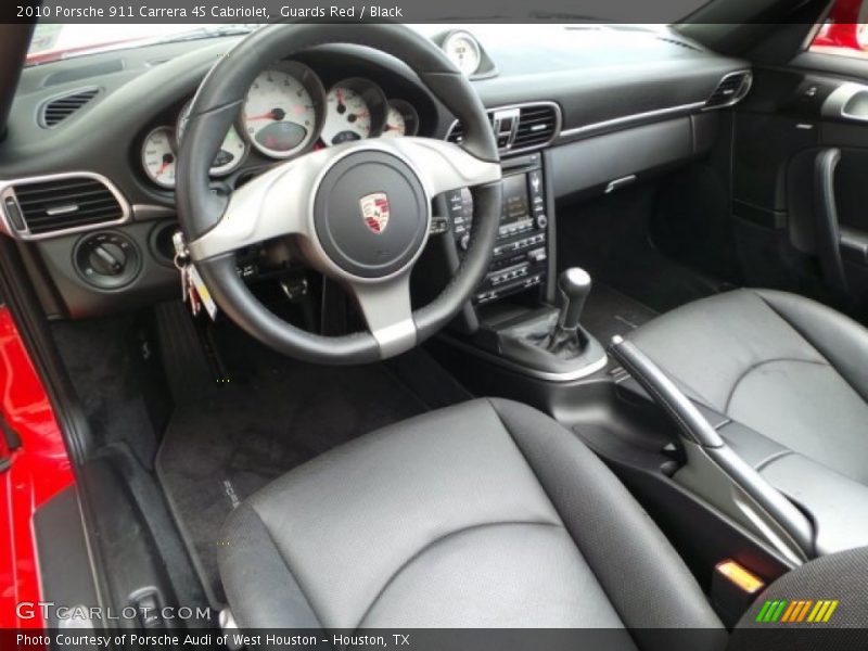 Guards Red / Black 2010 Porsche 911 Carrera 4S Cabriolet