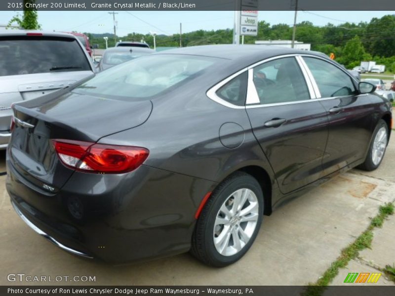 Granite Crystal Metallic / Black/Linen 2015 Chrysler 200 Limited